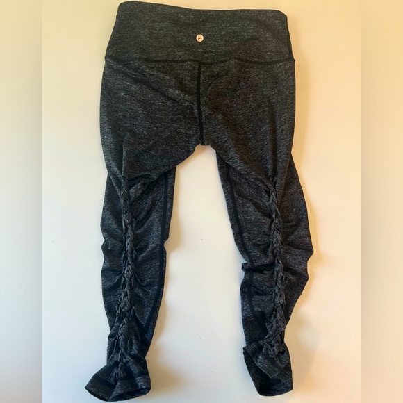 90 Degree by Reflex Heather gray cutout leggings women’s size small - Picture 2 of 6